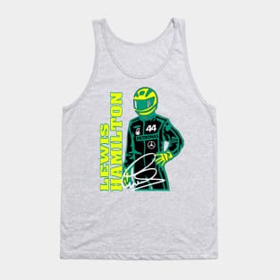 #44 Lewis Driver Fan Tank Top